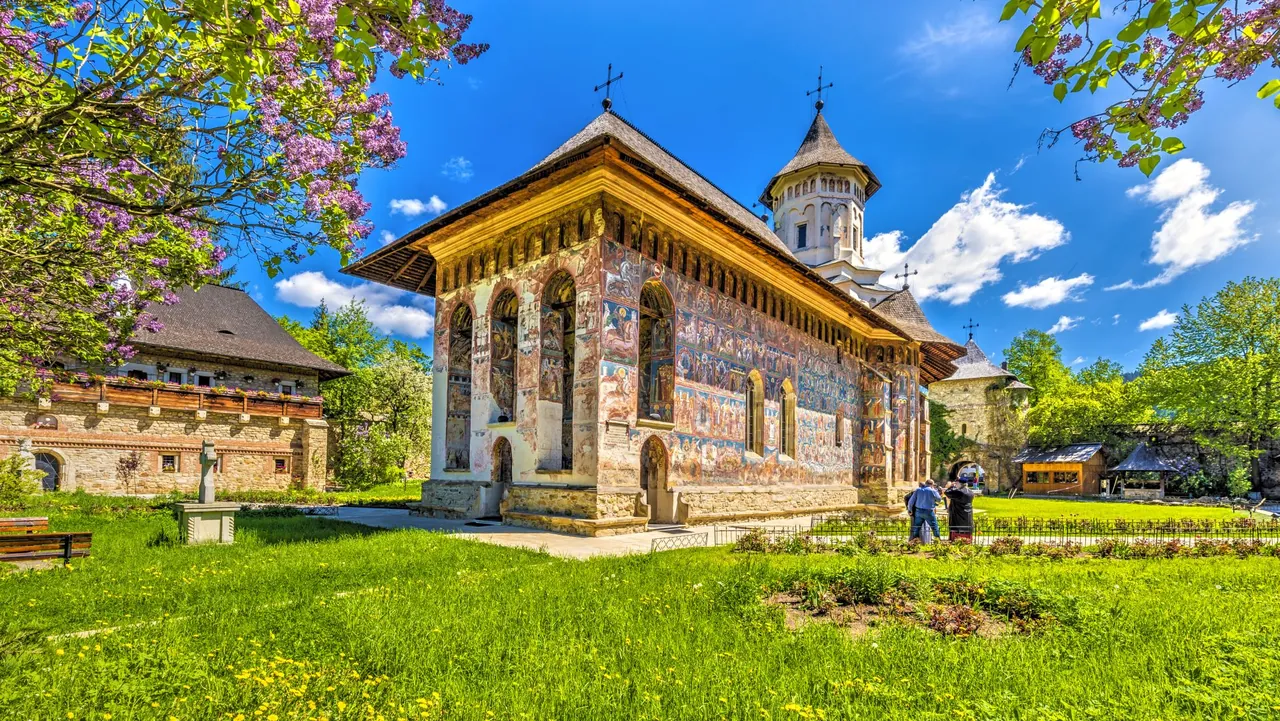 The painted church of Moldovița Monastery