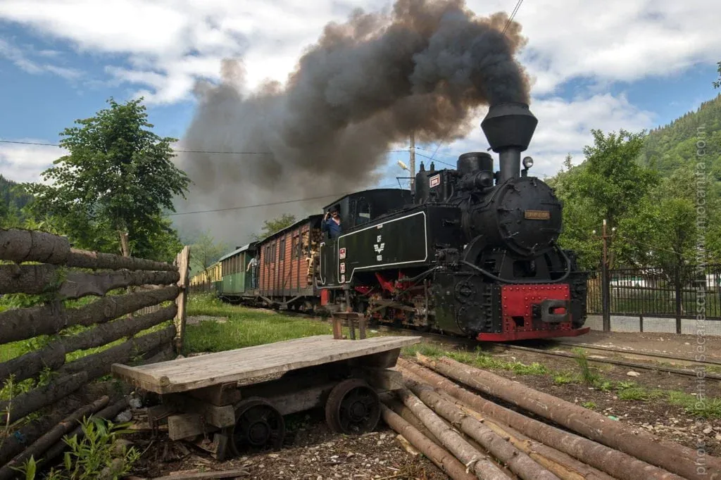 Locomotiva cu abur a Mocăniței Huțulca